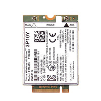 Dw5811e bezprzewodowy moduł EM7455 LTE 4G NGFF DW5811E 3P10Y 300 M dla E7270 E7470 E7370 E5570 Sem Fio FDD/TDD LTE Gobi6000 + ANTEN 2
